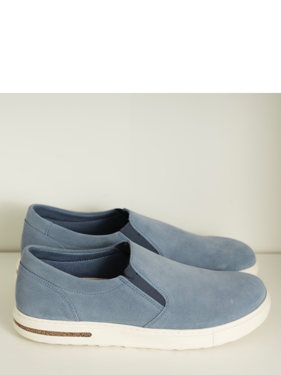 Birkenstock Oswego Elemental Blue Suede Leather Comfort Slip-On Casual Shoes 9 main image 5